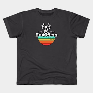 Hawkins radio club Kids T-Shirt